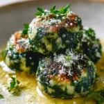 Sudtiroler Spinatknydel Mit Butter Und Parmesan