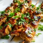 Thai Coconut Chicken Skewers 2