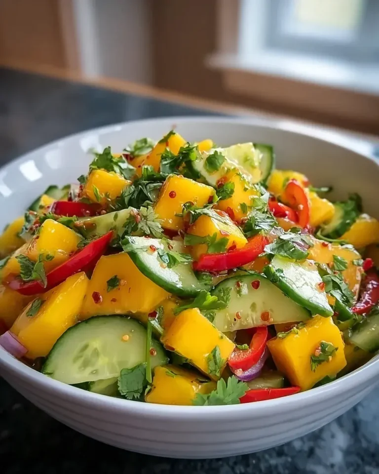 Erfrischender Thai Mango Gurkensalat – Ein Genuss für jeden Tag!