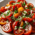Tomato Garlic Salad Summer Recipe 2