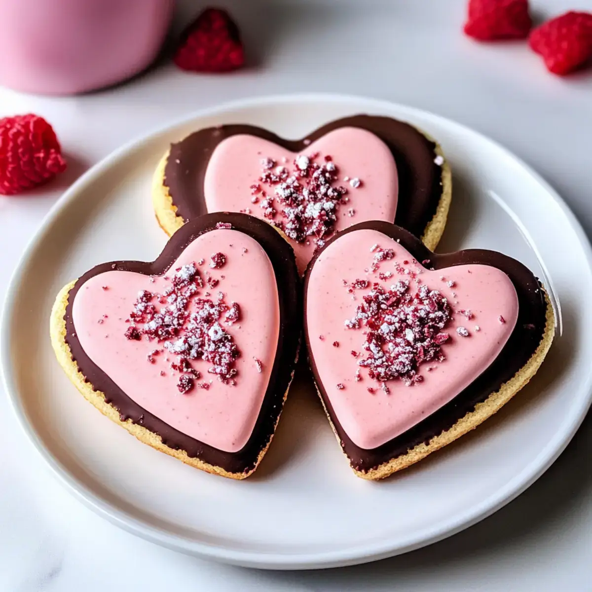 Valentinstag Zuckerkekse