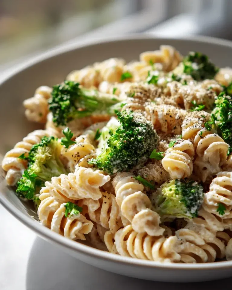 Vegan Broccoli Alfredo Cashew Pasta: Cremiger Genuss ohne Reue. – Snackerra