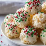 White Chocolate Rice Krispie Balls 2