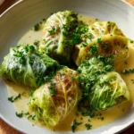 Wirsingrouladen Mit Senfsauce