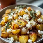 gerystete kartoffeln feta knoblauch