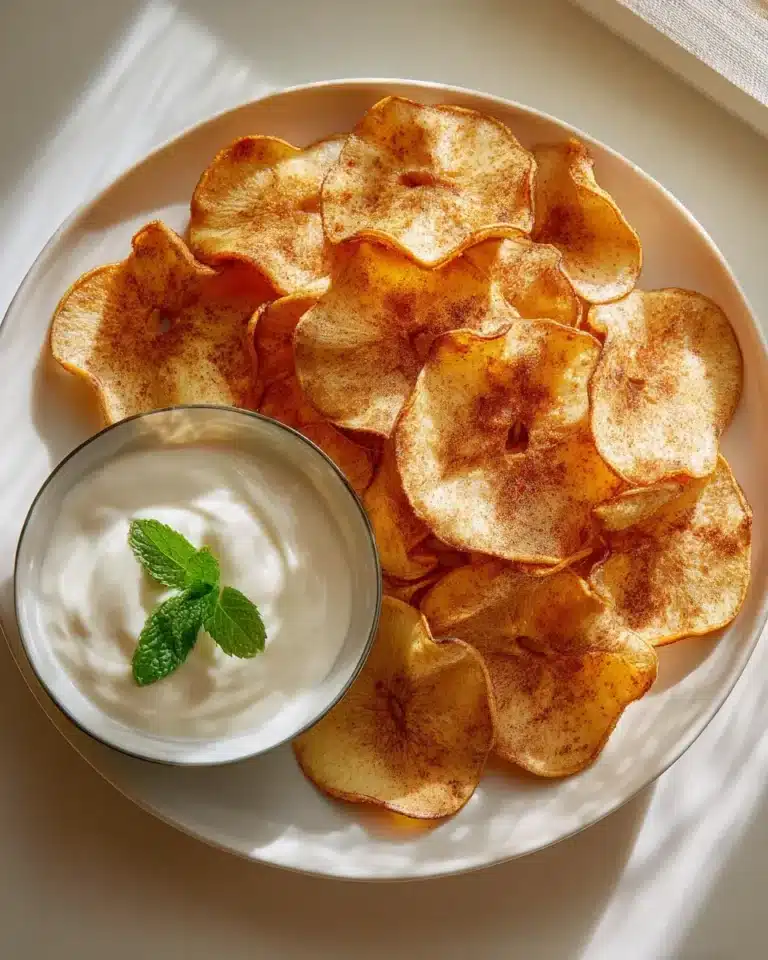 Air Fryer Apfel Zimt Chips