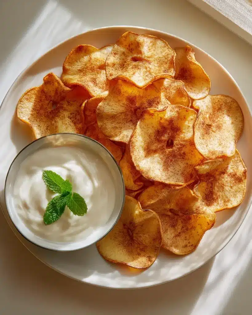 Air Fryer Apfel Zimt Chips