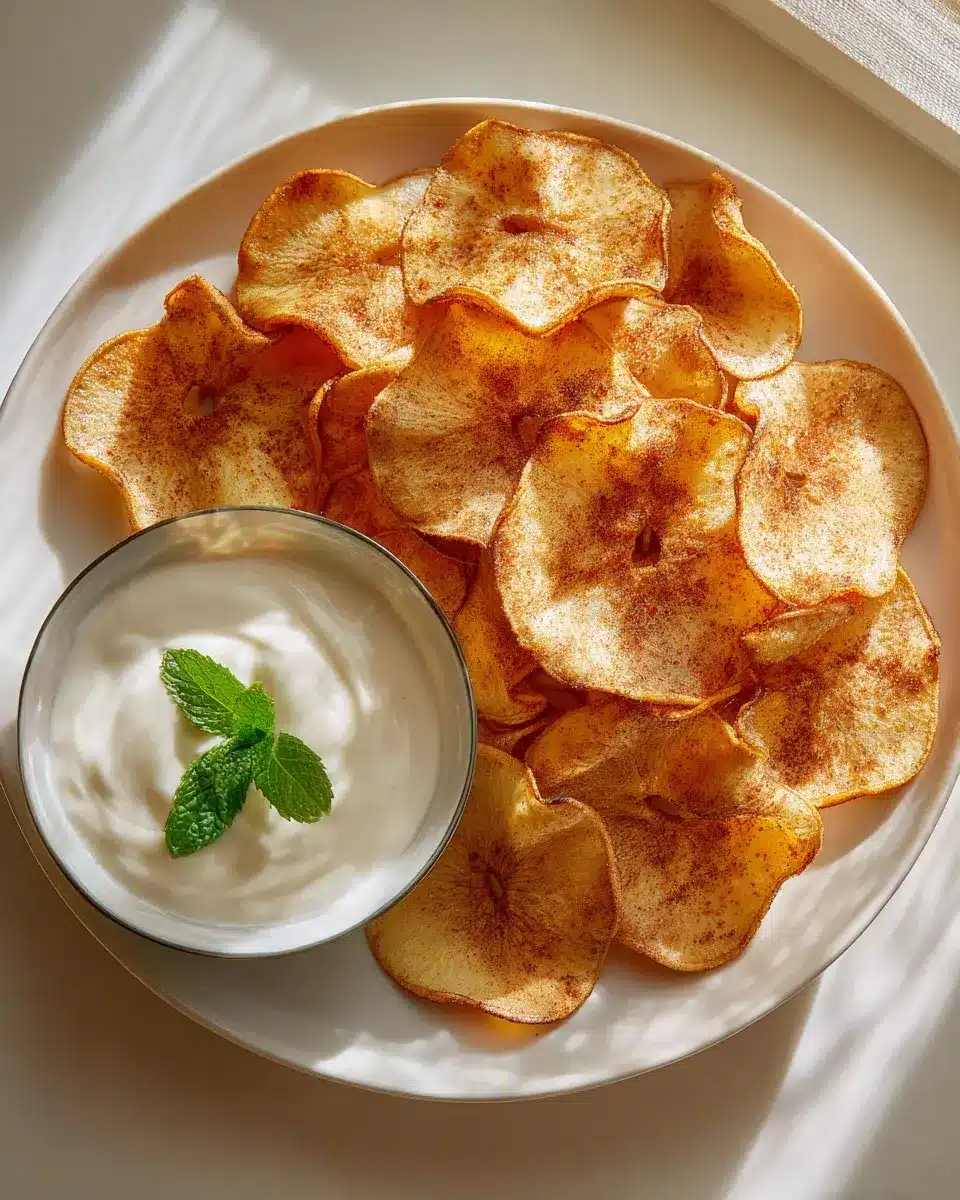 Air Fryer Apfel Zimt Chips
