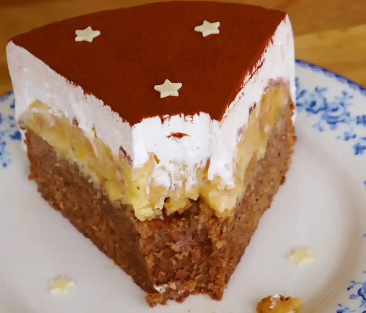 Apfel Karamell Torte