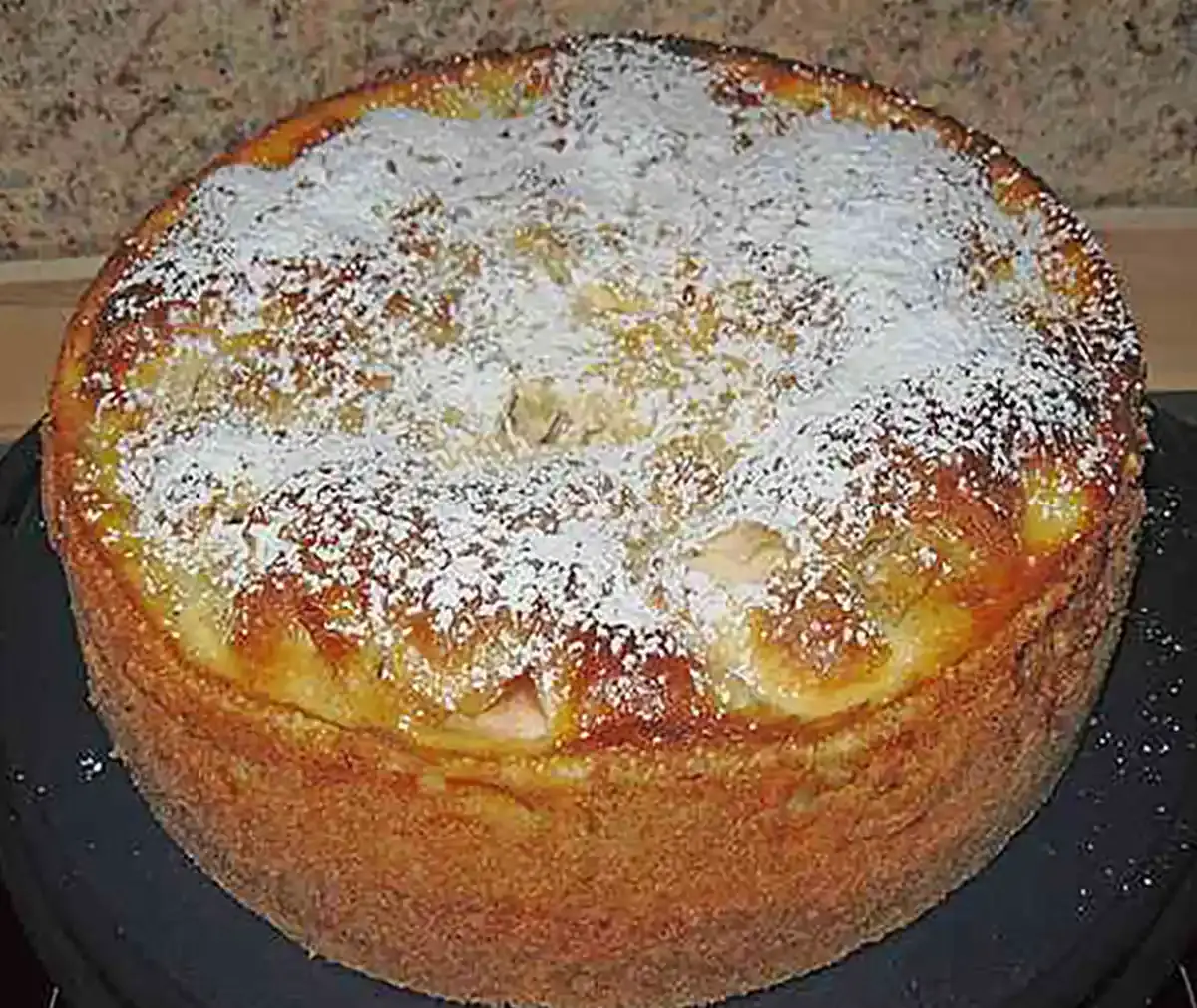 Apfelkuchen mit Schmand