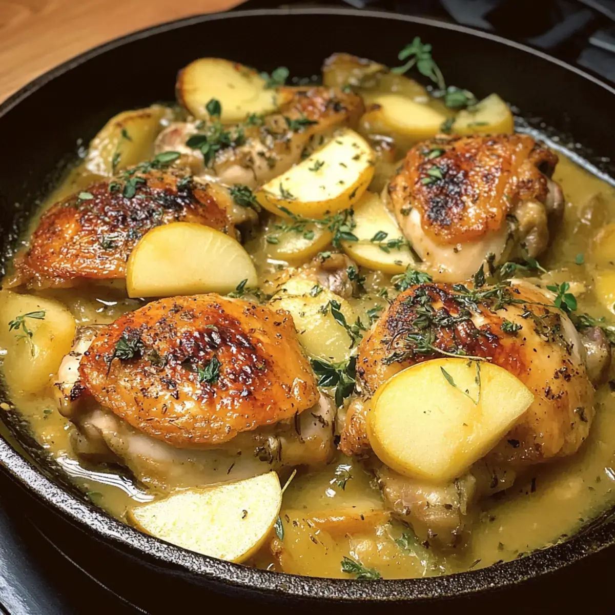 Apfelwein Hähnchen