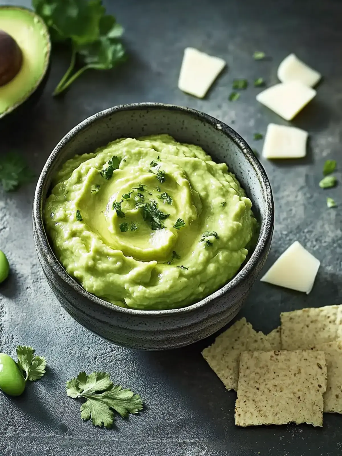 Avocado Dip mit Frischkäse