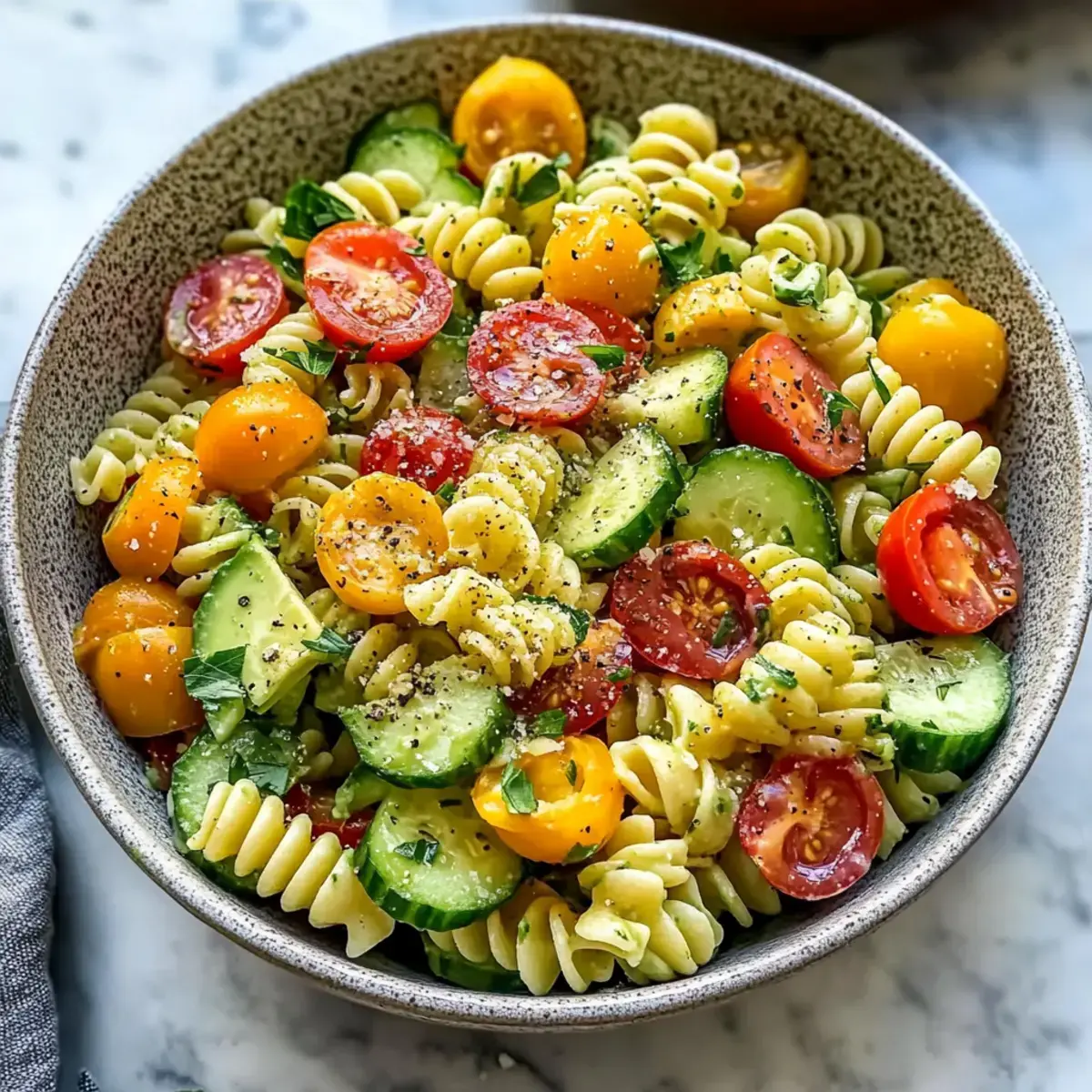Avocado Pasta Salat