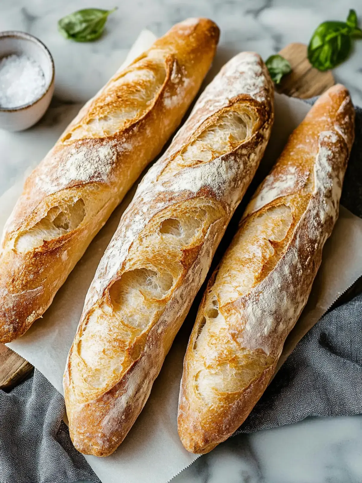 Baguette backen