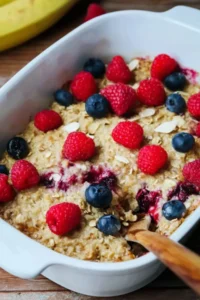 Baked Oats Rezept