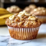 Bananen Haferflocken Muffins
