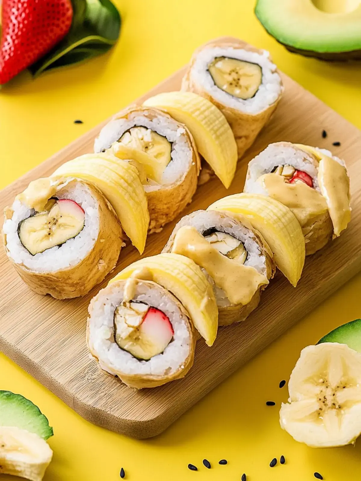 Bananen Sushi Rollen