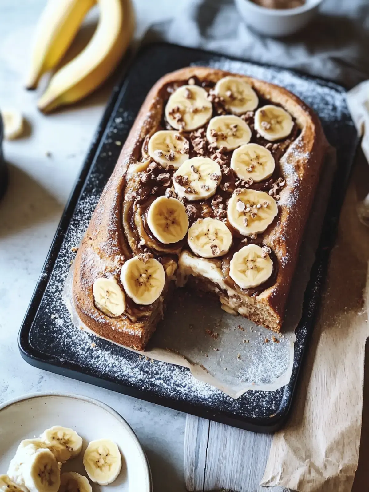 Bananenbrot Zimtrollen