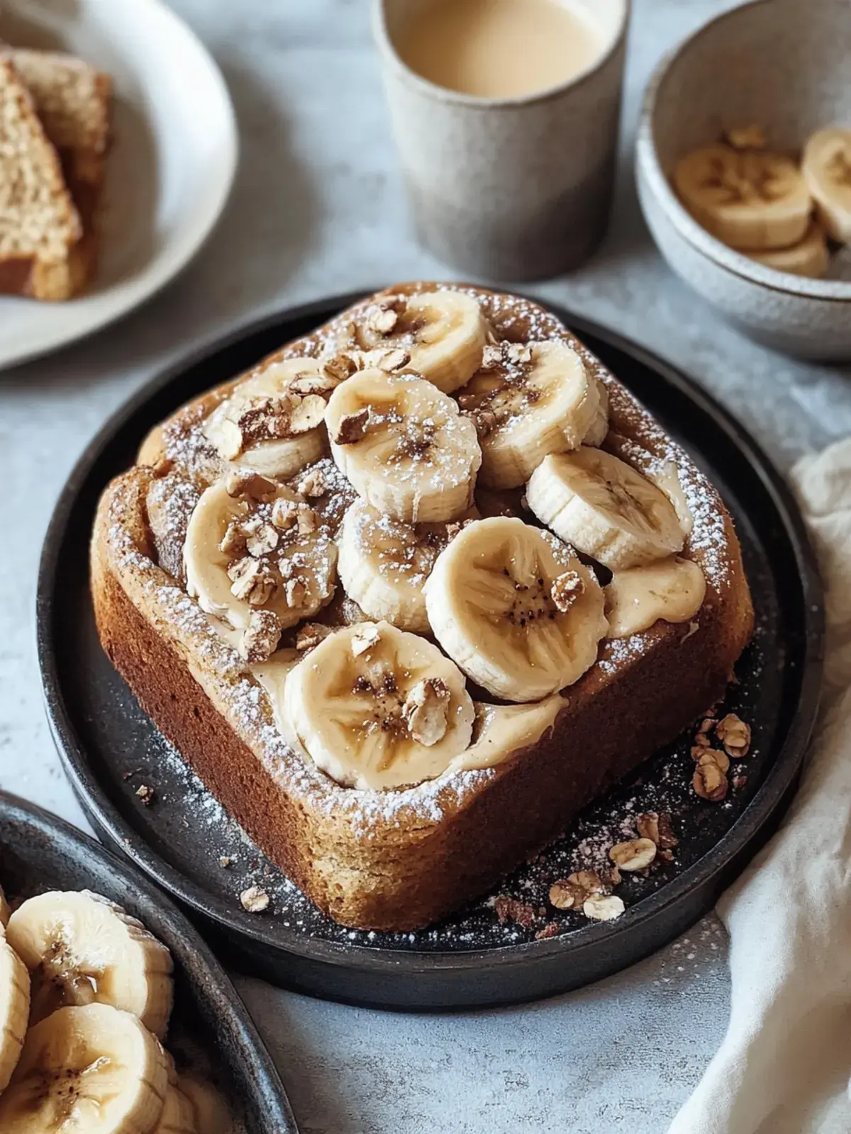 Bananenbrot Zimtrollen
