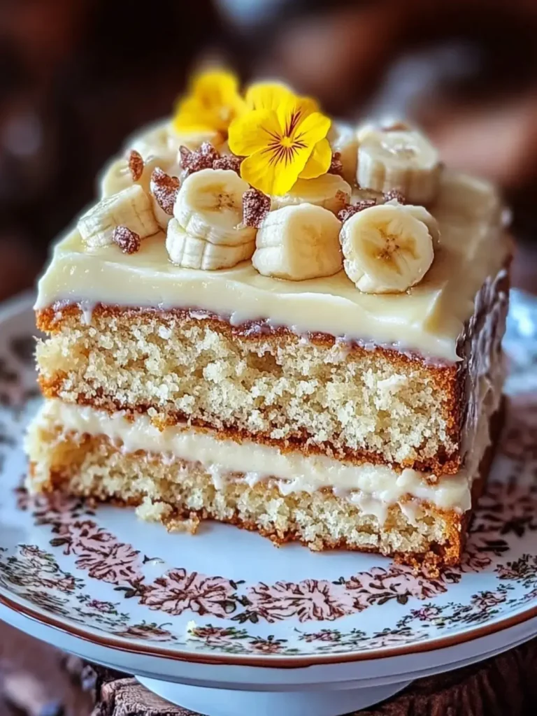 Leckeren Bananenbrotkuchen mit Frischkäse-Frosting – Einfacher Genuss