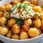 Beladene Tater-Tot-Frühstücksschüssel