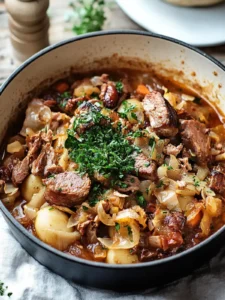 Bigos mit Rindfleisch im Dutch Oven: Dein Seelenwärmer