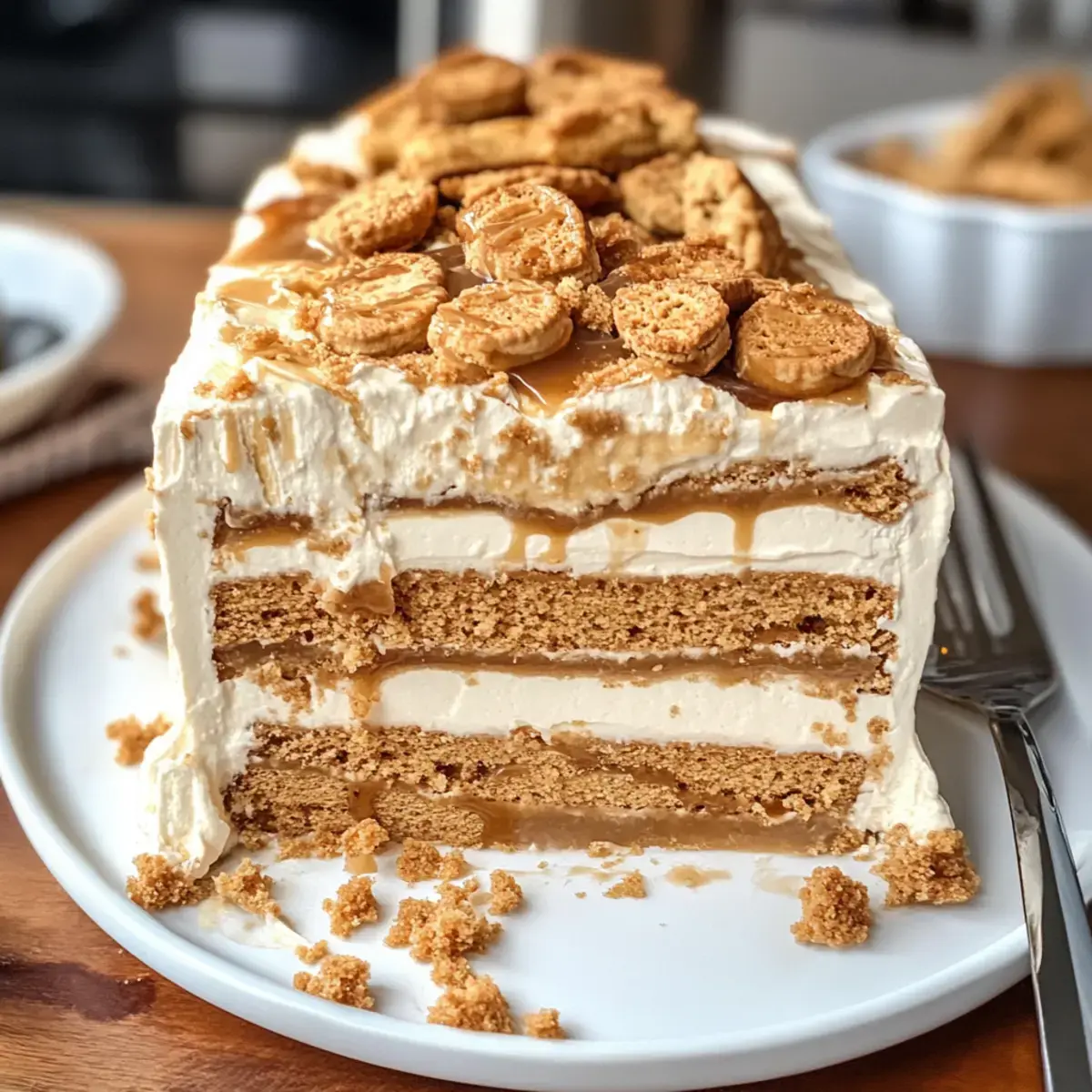 Biscoff Kyhlschrankkuchen