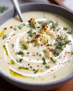 Cremige Blumenkohlsuppe