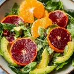 Blutorange Avocado Salat
