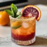 Blutorange Mexikanischer Muli Cocktail