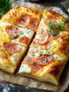 Blätterteig mit Schinken und Käse: Schnell & Lecker genießen