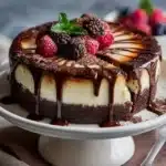 Brownie Kysekuchen Geburtstagstorte