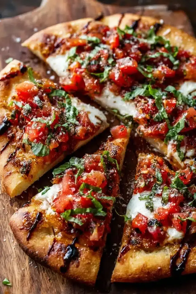 Bruschetta Pizza selber machen
