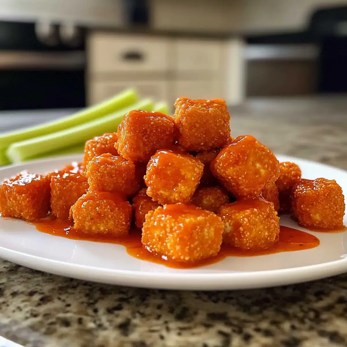 Buffalo Tofu Nuggets