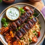 Bulgur Pilaw Adana Kebab