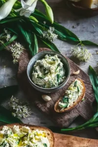 Bärlauch Feta Creme einfach & schnell gemacht