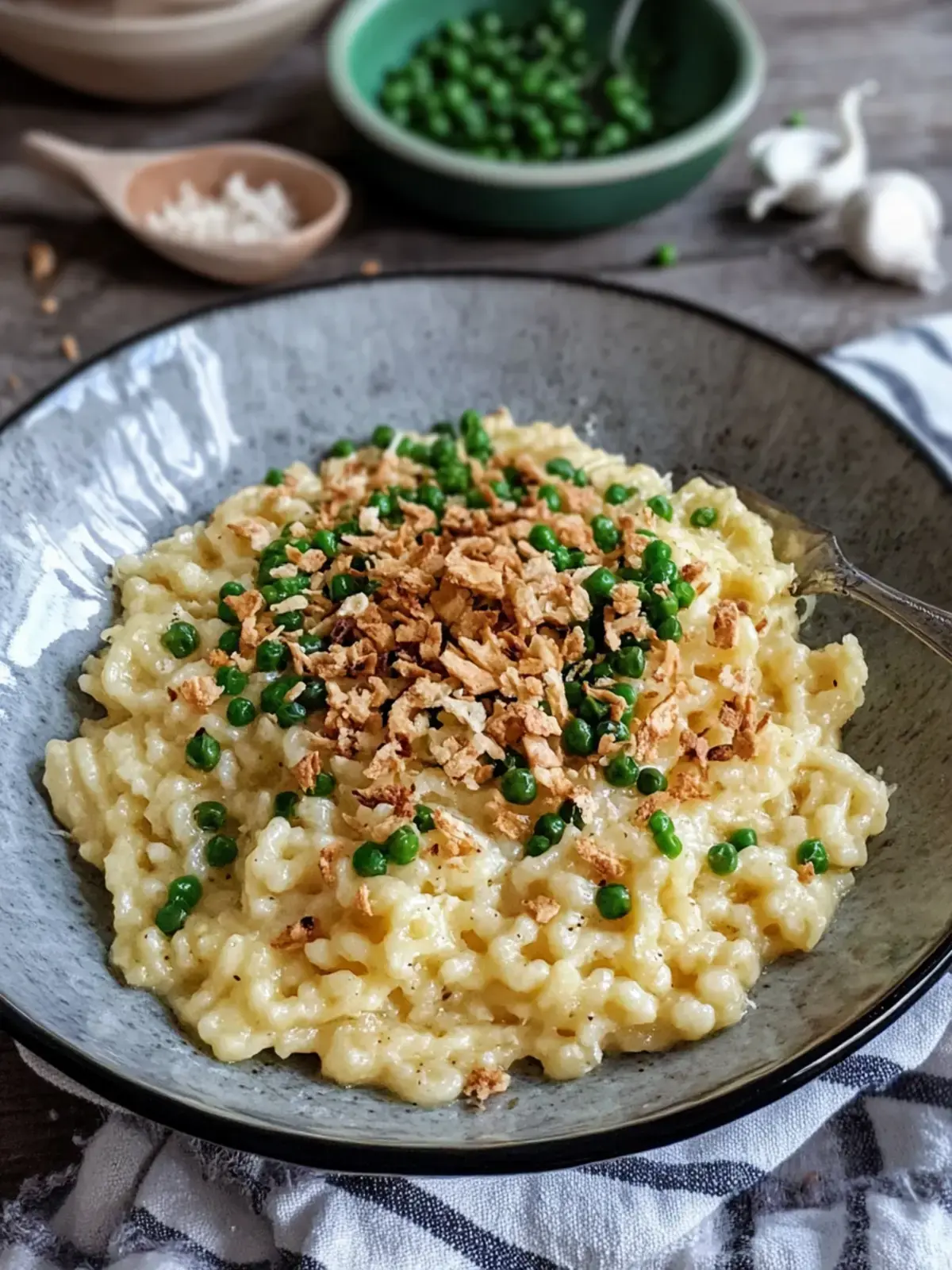 Bärlauch-Käse-Spätzle mit Röstzwiebeln