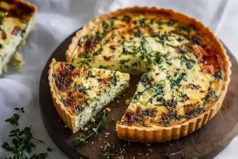 Bärlauch Quiche cremig Rindfleisch Lauch