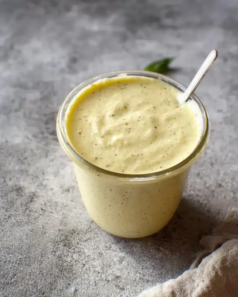 Caesar Dressing ohne Ei und Sardellen