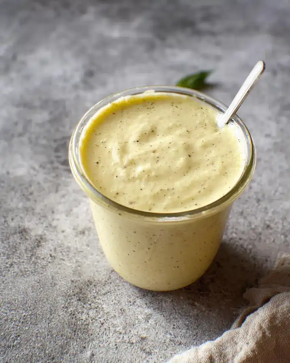 Caesar Dressing ohne Ei und Sardellen