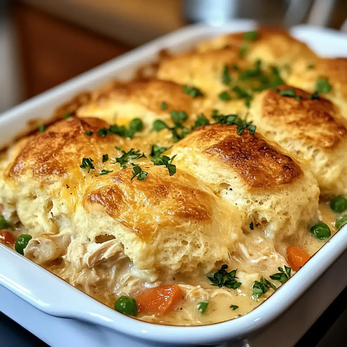 Cheddar Bay Hühnchen Cobbler