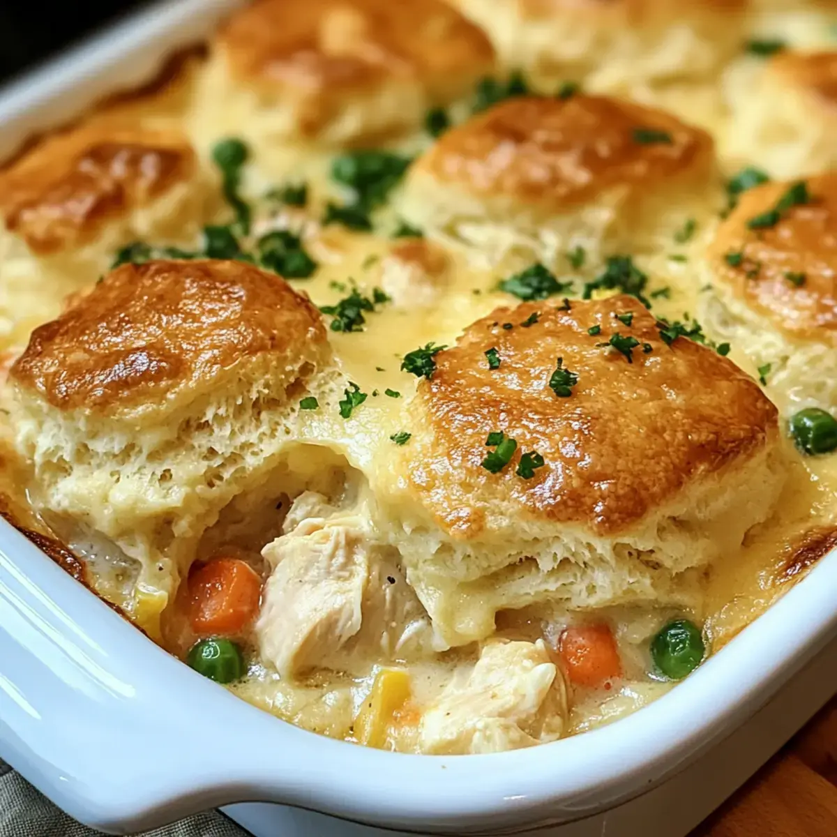 Cheddar Bay Hühnchen Cobbler