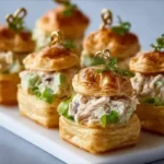 Chicken Salad Puffs Rezept