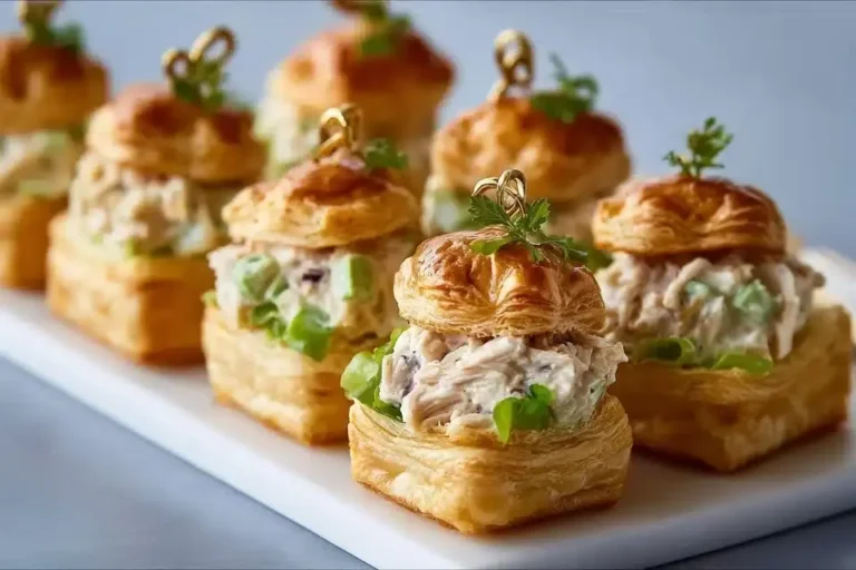 Chicken Salad Puffs Rezept