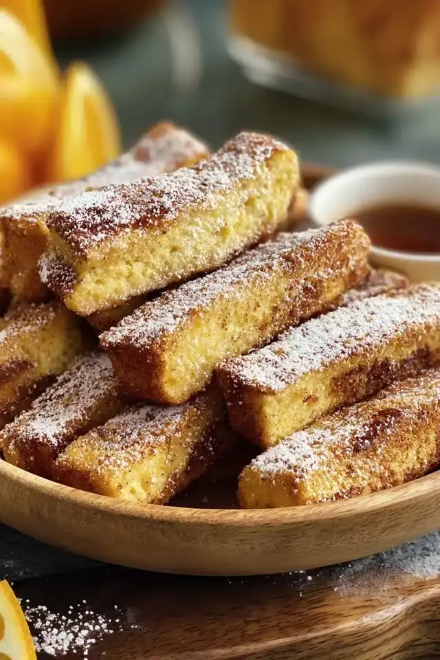 Cinnamon French Toast Sticks Air Fryer