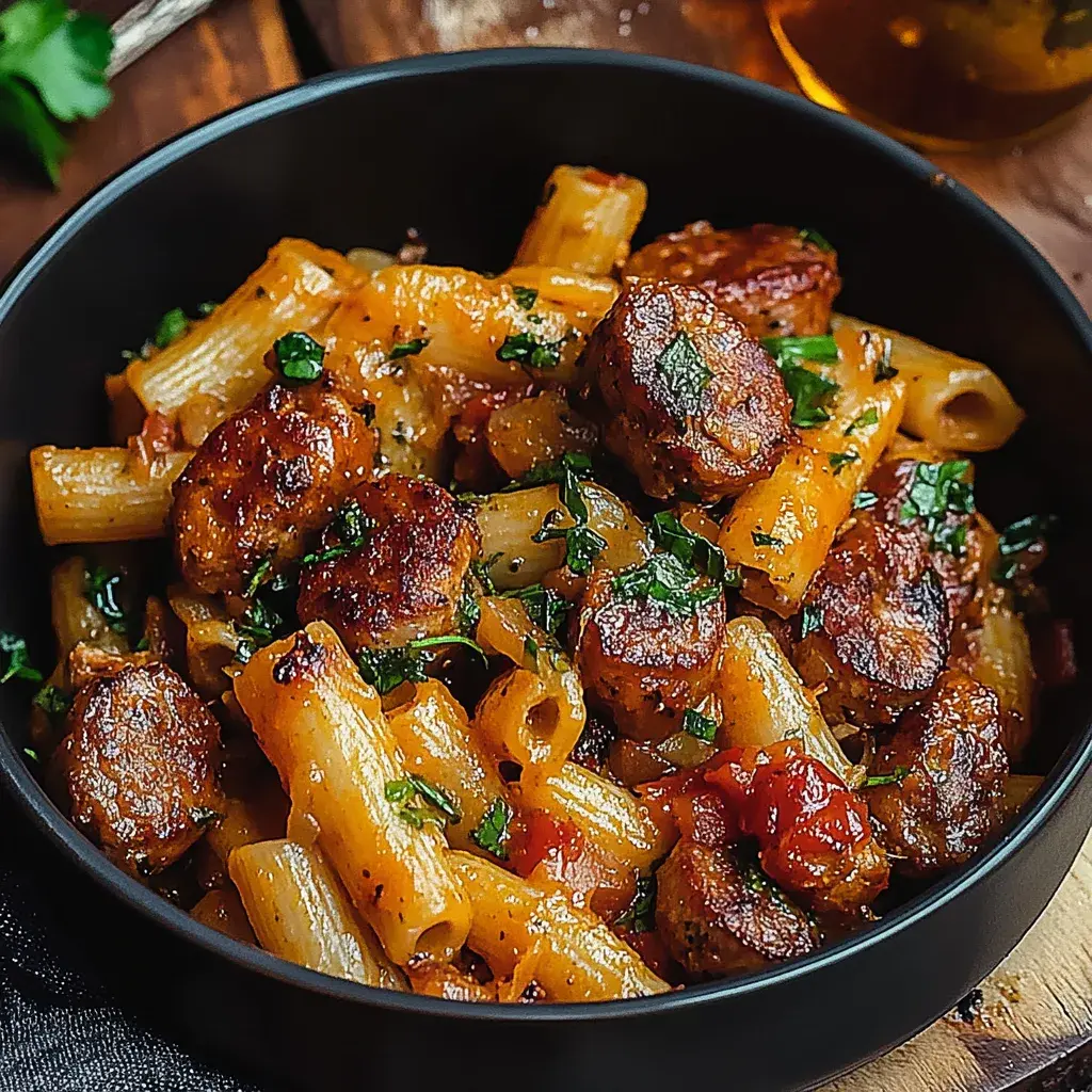 Cremige Cajun-Wurst-Pasta