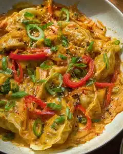 Aromatische Gyoza Dumpling Pfanne