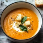 Cremige Keto Kürbissuppe