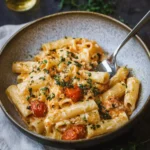 Cremige Tomaten Knoblauch Pasta