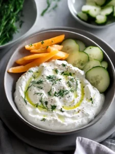 Cremiger Sauerrahm- und Schnittlauchdip für perfekte Snacks